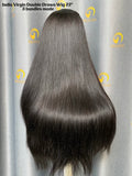 Virgin India Double Drawn Wig 3 Bundles Made