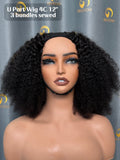 Virgin Vietnamese DD 4C U Part Wig