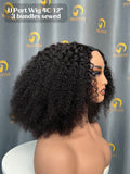 Virgin Vietnamese DD 4C U Part Wig