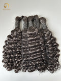 Italian Curly Bulk Hair for Bobo Braiding -1B#