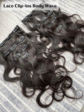 Lace Clip-In Hair Extensions 100G  - Virgin Cambodia Hair #1B