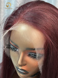 Raw Burgundy Wig 3 Bundles Made