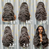 RC DD Body Wave Wig (3 Bundles Made)