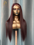 Raw Burgundy Wig 3 Bundles Made