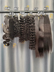 Seamless Clip In 110G 7pcs/pack - Virgin Cambodia Hair