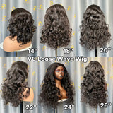 Virgin Cambodia Loose Wave Wig 3 Bundles