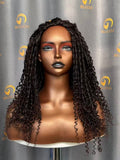VV  Pixie Curly Half Wig  #1B