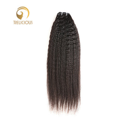 Top Raw Kinky straight one donor unprocessed hair wholesale